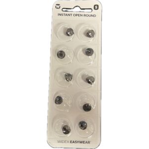 Widex / Signia / TruHearing S Small round one vent ear tip dome