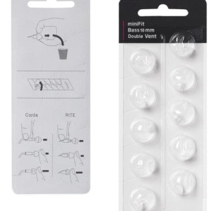 Oticon 10mm double vent bass dome