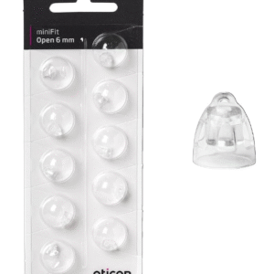 Oticon 6mm open miniFIT dome